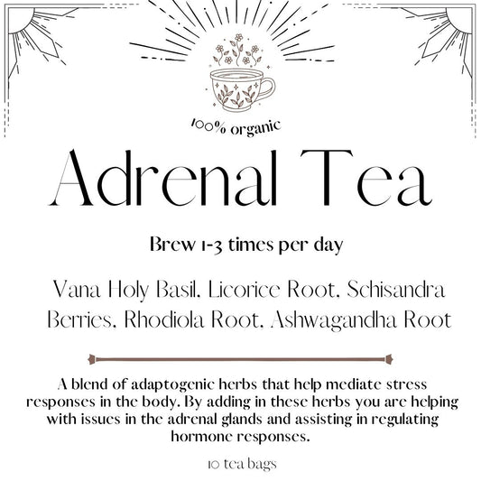 Organic Adrenal Support Tea Blend
