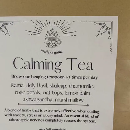Organic Calming Tea