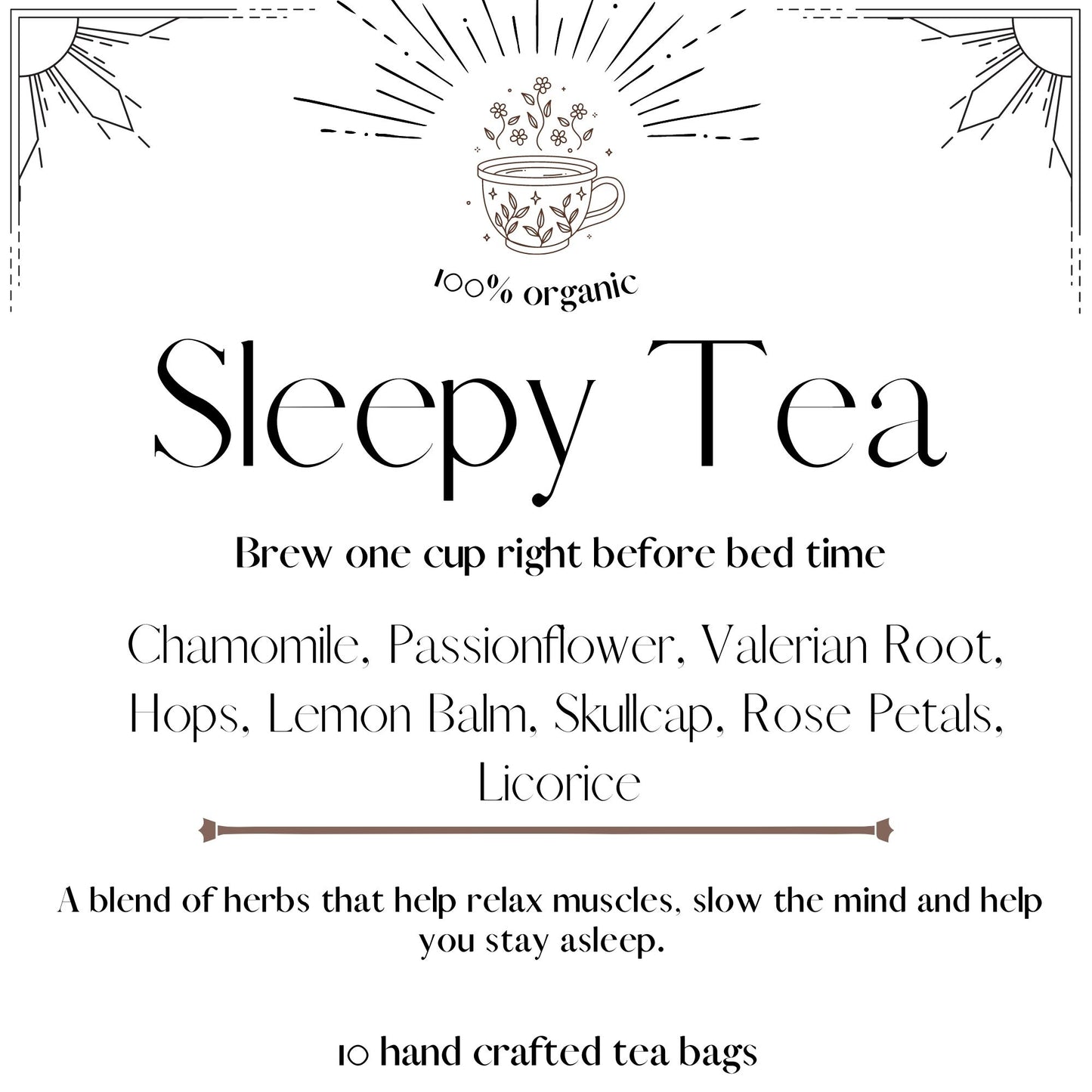 Organic Sleepy Tea